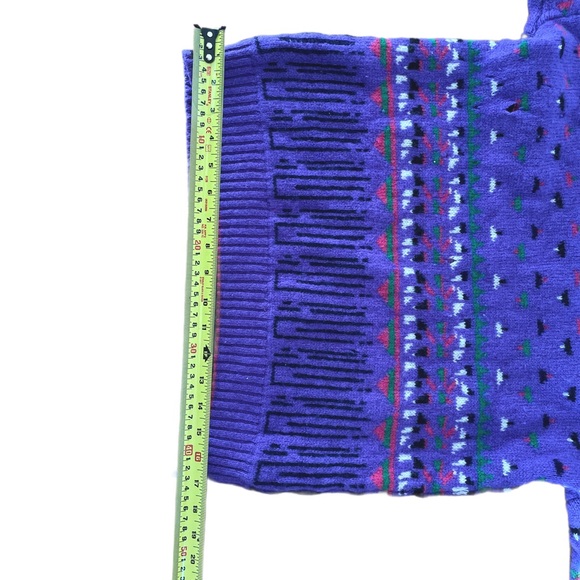 Scottish 100% lambs wool knit sweater - Picture 7 of 10